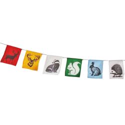 Bunting Woodland - 9 Animal Prints