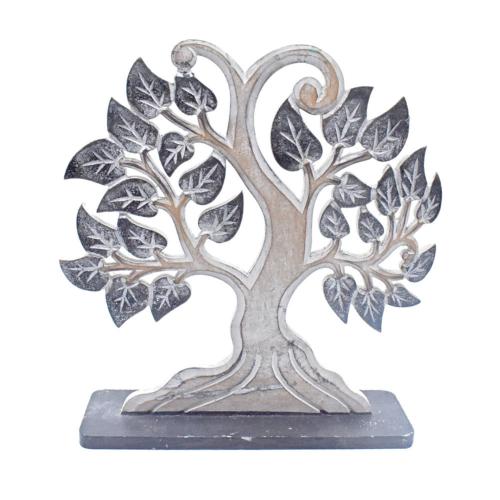 Jewellery Stand or Ornament Wood Tree of Life 23.5 x 7 x 25cm