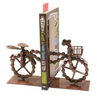 Bike chain bookends bicycle