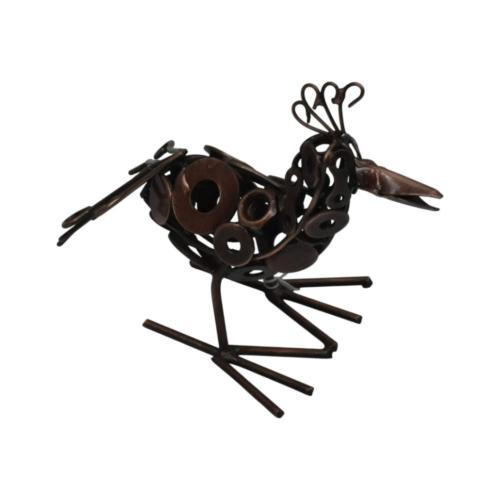 Recycled Metal Bird Ornament