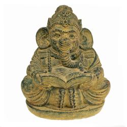 Ganesha sandstone, with book