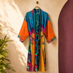 Kimono Recycled Cotton Length 125cm Assorted Colours