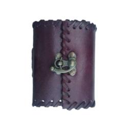 36 Leather Notebooks / Journals with Clasp 8 x 10 cm