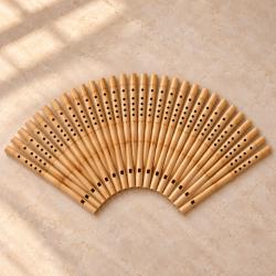 Handcrafted Bamboo Flute – 30cm (Set of 30)