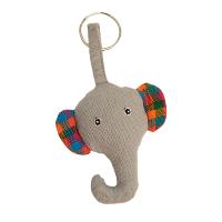 Keyring, cloth elephant
