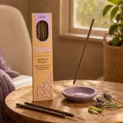 Smudge Incense Organic Goodness Calm Lavender & Bergamot x6