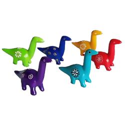 Kisii stone brachiosaurus, set of 6, 6cm