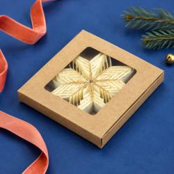 Hanging Christmas Decoration Cream Paper Star