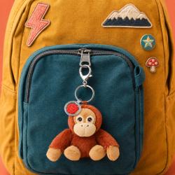 Bag Charm Orangutan - Recycled Plastic