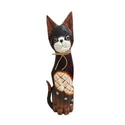 Black Cat Albesia Wood 11x5x40cm