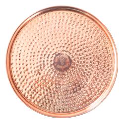 Hammered Copper Tray, diameter 32cm