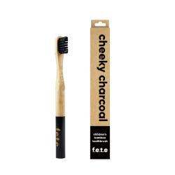 Cheeky charcoal children’s toothbrush made from eco-friendly Bamboo