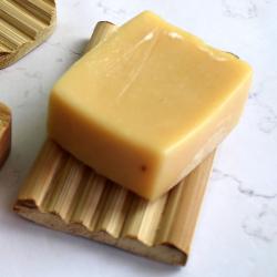 Bamboo soap/solid shampoo dish 9.5x6cm
