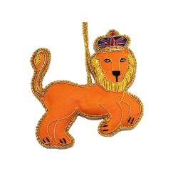 Hanging Decoration Embroidered Lion
