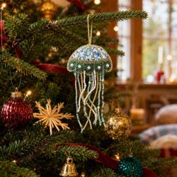 Hanging Decoration Embroidered Jellyfish