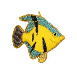 Hanging Decoration Embroidered Tropical Fish
