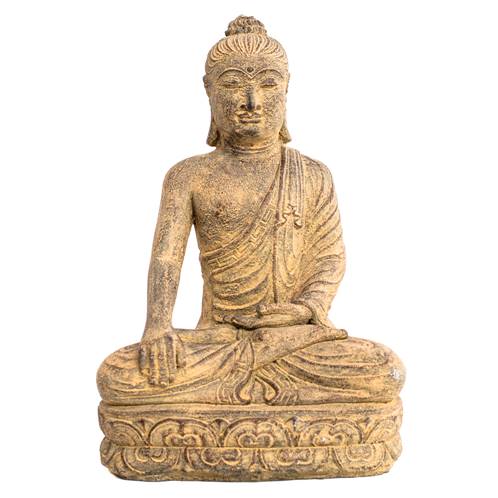 Buddha, sandstone, 30cm height