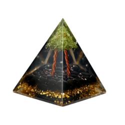 Orgone Pyramid Black Tourmaline 9cm
