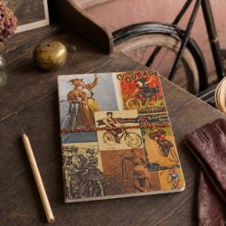 Notebook with Handmade Paper, Road Queen 13 x 18cm