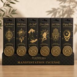 Incense and Burner (Crescent) Esoteric Range, display unit with 48 packs