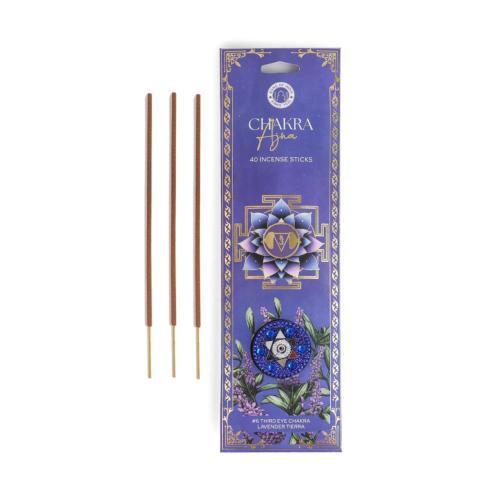 Incense with Burner Chakra Mantra Ajna - Third Eye 