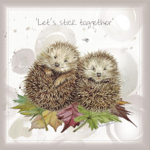 Greetings card, let’s stick together