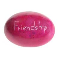 Palewa sentiment pebble, pink - Friendship