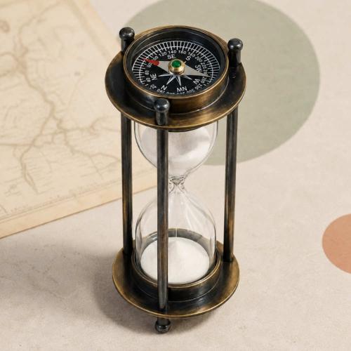 Compass with Sand Timer