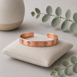Copper Bracelet / Bangle Tree of Life
