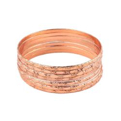 Bangle Bracelet Copper Plated 7-Strand