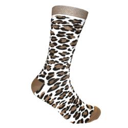 Bamboo Socks Leopard Shoe Size UK 3-7 Womens Fair Trade Eco