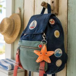 Bag Charm Starfish - Recycled Plastic
