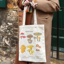 Tote Bag Recycled Cotton Fungi 36 x 40cm