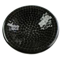 Bowl, mosaic, 30cm black