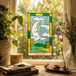 Suncatcher The Moon 13.5 x 23.5cm