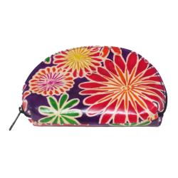 Purse Leather, Floral Multicoloured 15 x 9.5cm