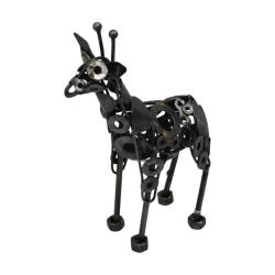 Recycled Metal Giraffe Ornament