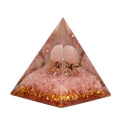 Orgone Pyramid Rose Quartz 9cm