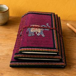 Handmade Elephant Notebook Notebooks Set of 3