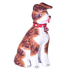 Handcrafted Wooden Dog Ornament – 12cm