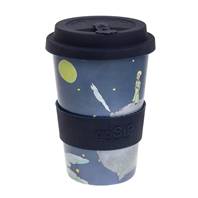 Reusable travel cup, biodegradable, le petit prince