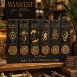 Incense and Burner (Crescent) Esoteric Range, display unit with 48 packs