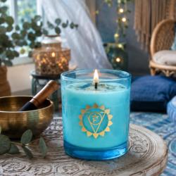 Scented Candle Chakra Mantra Vishuddha Balancing - Throat