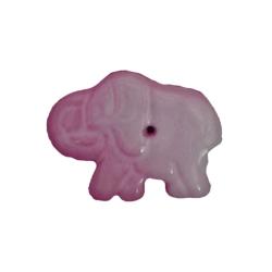 Incense Holder Ceramic Elephant Mauve
