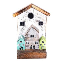 Village Decorative Ornament Driftwood 26cm height