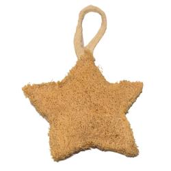 Loofah, star shape 12x12cm