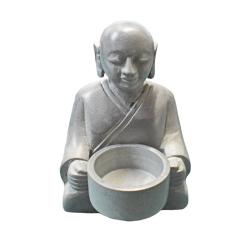 T-lite Candle Holder Soapstone Statue