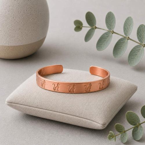 Copper Bracelet / Bangle Cat