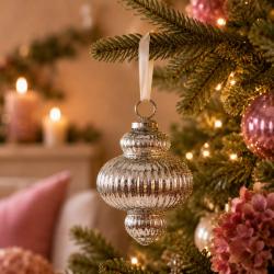 Hanging Tree Decoration Glass Chandelier Silver Colour