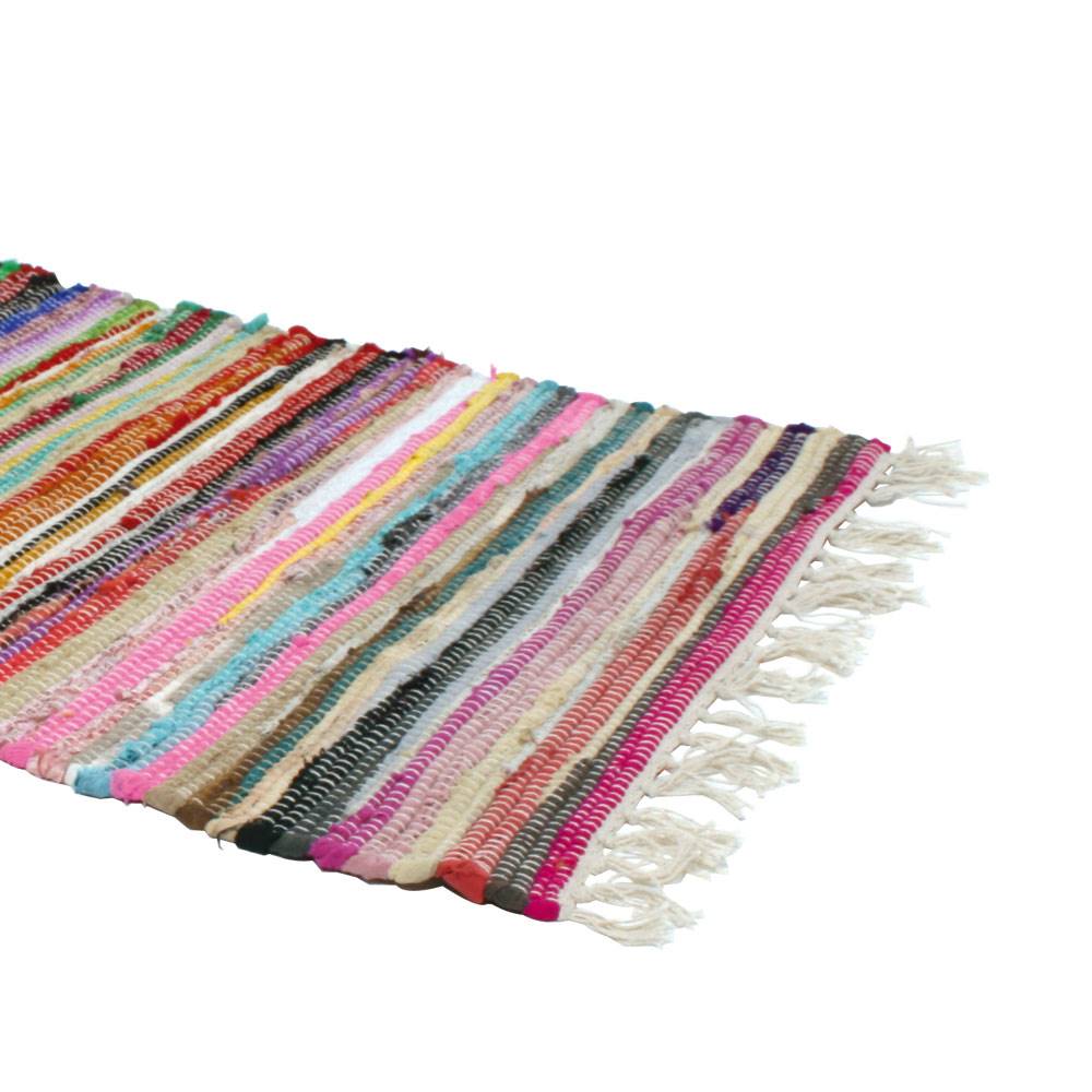 Recycled rag rug/runner 150x55cm